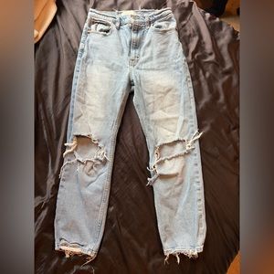 Abercrombie 90’s high rise straight leg jeans